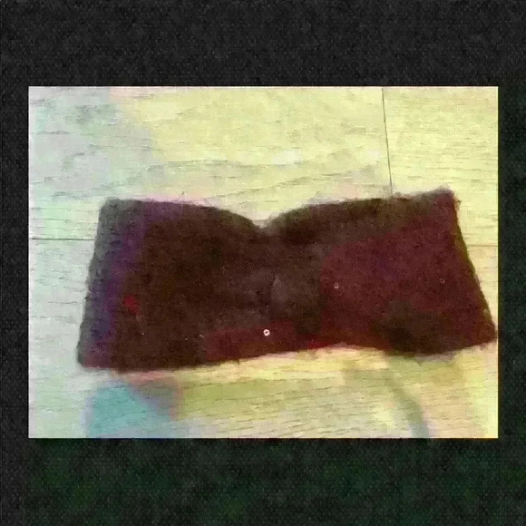 HM H&M Red Sequin Head Wrap - Picture 1 of 3